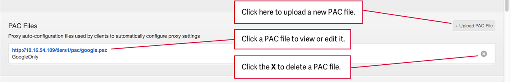 PAC Files Table