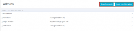 Creating Admins
