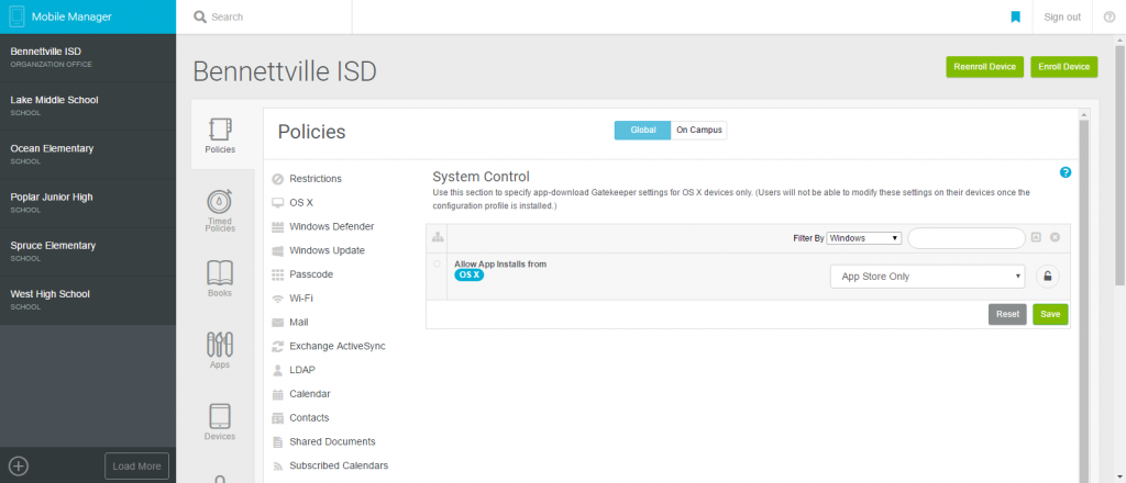 System Control