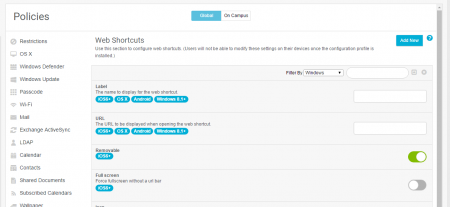 Web Shortcuts