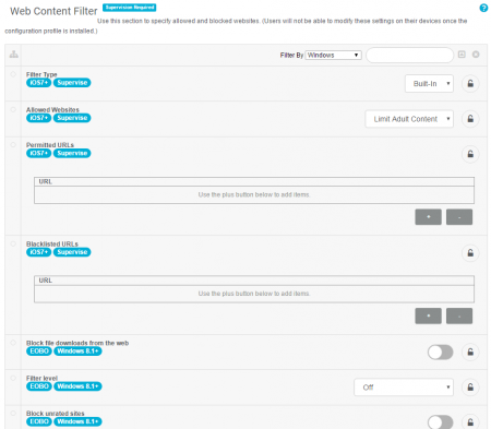 Web Content Filter