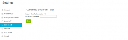 Authentication Enrollment