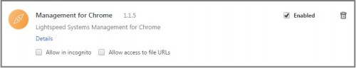 Extension-Management for Chrome