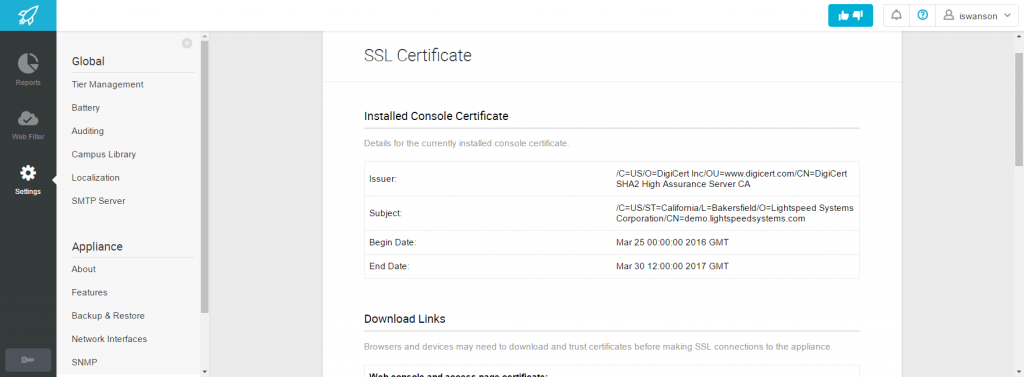 SSL Certificate