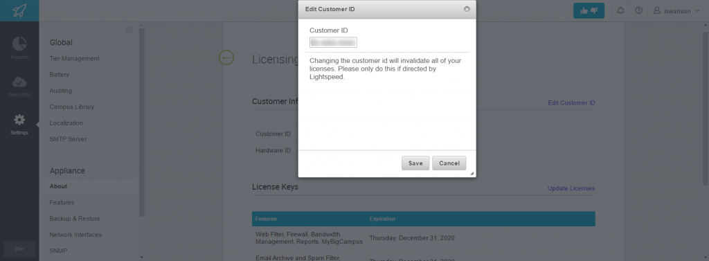 Updating Customer Information