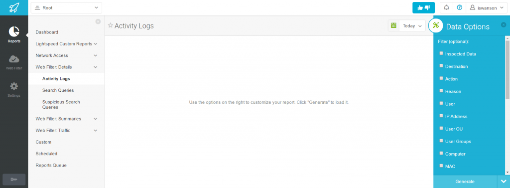 Using Inspectors in Reports