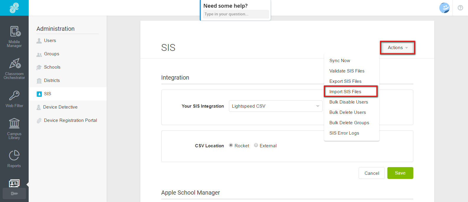 Lightspeed Dashboard Import SIS Files Lightspeed Systems Community Site