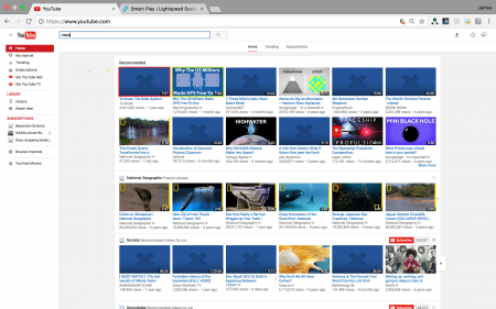 Student view for schools using Lightspeed Systems Relay for Chrome.