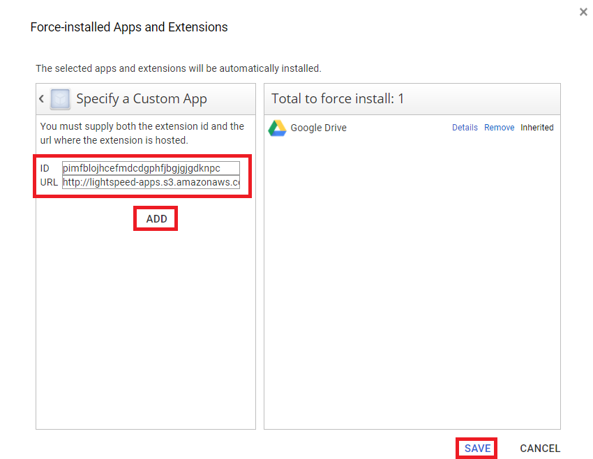 Redeploying the Chrome Mobile Filter Extension Lightspeed Systems