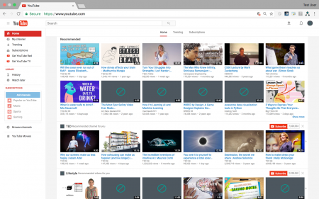 Student view for schools using Lightspeed Systems Relay for Chrome.
