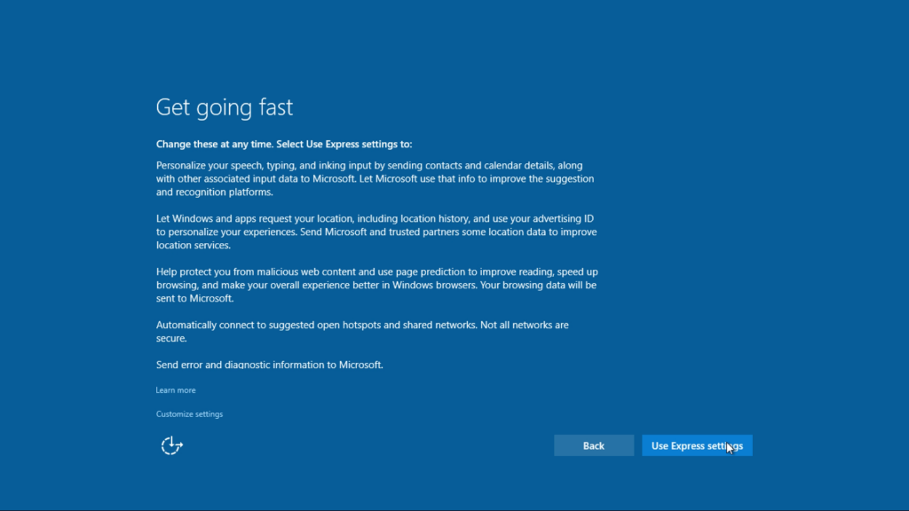 Windows10-OOBE Screenshot 4